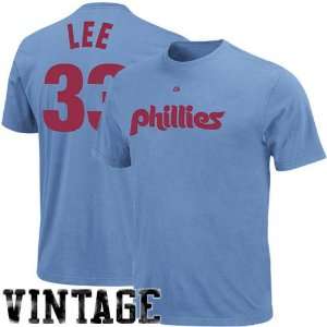   Light Blue Cooperstown Retro Player T shirt (Small)
