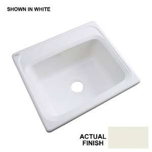  Dekor Single Basin Acrylic Topmount Kitchen Sink 38106 