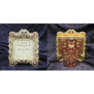   Beautiful Jeweled Picture Frame   Dolce Assisi   Red