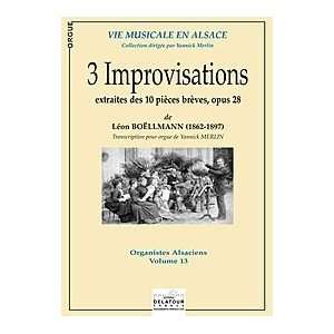  3 improvisations pour orgue Musical Instruments