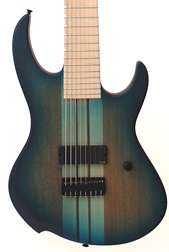 Agile Intrepid Pro 828 MN Oceanbr 8 String Guitar +Case  