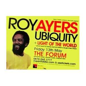  ROY AYERS London Forum 13th May 2005 Music Poster