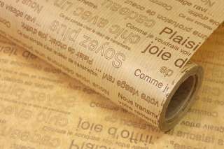 Beige Brown BULK Gift Ream Roll Wrapping Paper 59ft 18M  