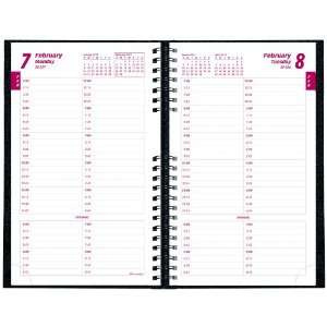  Brownline 2011 CoilPro Daily Planner, Black, 8 x 5 Inches 