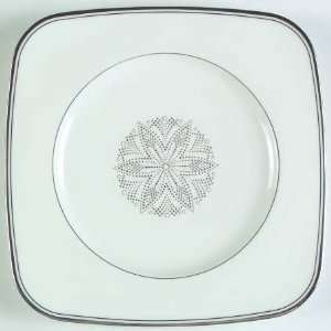  Waterford China Kilbarry Platinum Square Accent Salad 