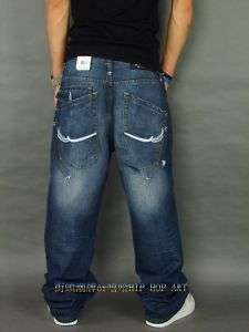 Rocawear Men Embroidery Denim Jeans sz 32 38 roca wear  