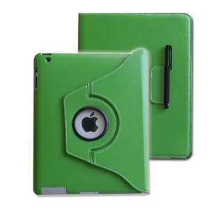  iMcase ® (Green) Brand New Design for The New iPad 3 360 Rotating 