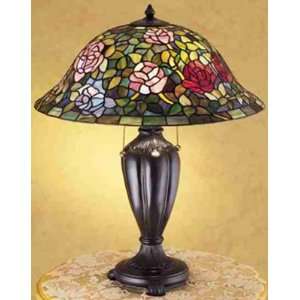  25H Tiffany Rosebush Table Lamp