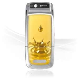 Design Skins for Samsung E250   Gold Crown Design Folie 