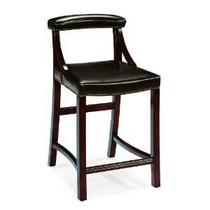  Edwardian Counter Stool by Bernhardt   Mahogany (379 587 