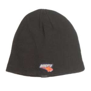   Bobcats Black Small Logo Knit Beanie Hat (Uncuffed)