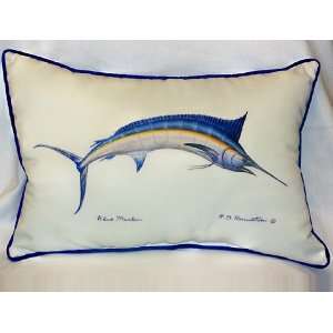 Blue Marlin Indoor Outdoor Pillow 