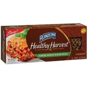 Ronzoni Healthy Harvest Whole Wheat Blend Pasta Lasagna   12 Pack 