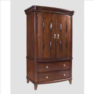  Somerton 139 96 / 139 95 Rhythm TV Armoire in Medium Brown 