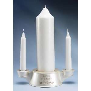   One Faith Hope Love Wedding Unity Candles 7 Holder 11