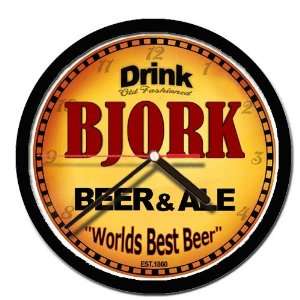  BJORK beer and ale cerveza wall clock 