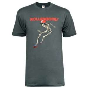  Roller Bones Derby T Shirt MENS   Large   Black Sports 