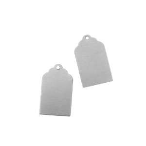   Tag Pendant Blanks   21x12.5mm 24 Gauge (2) Arts, Crafts & Sewing