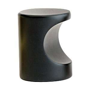   Black Finger Pull 1 1/4 Solid Brass Modern Finger Cabinet Pull 86151
