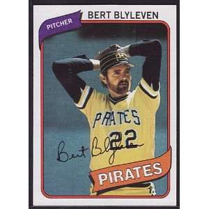  1980 Topps #457 Bert Blyleven