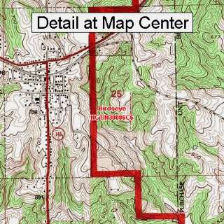  USGS Topographic Quadrangle Map   Birdseye, Indiana 