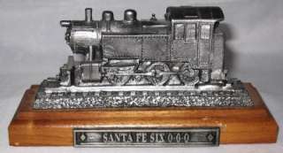 Santa Fe Six 0 6 0 Michael Ricker Pewter Train LE  