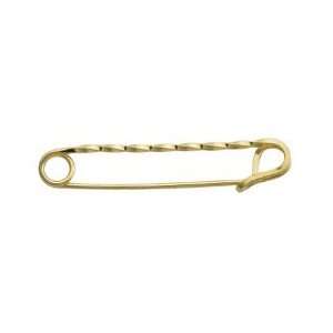  Perris Gold Twisted Stock Pin, Gold Plated, One Size 