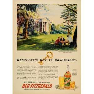  1951 Ad Old Fitzgerald Kentucky Bourbon Whiskey Gross 