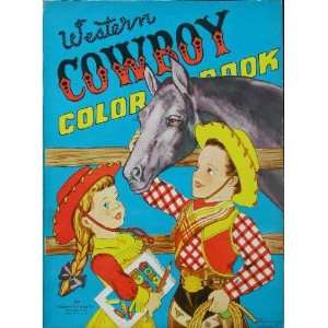  Western Cowboy Color Book Ethelwyn Dills Books