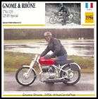 Motorcycle Card 1956 Gnome Rhone 175 L53 125 R5 Special