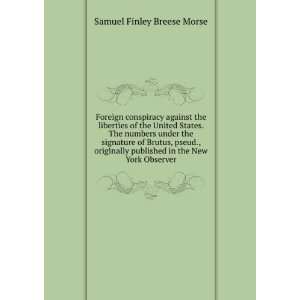  the New York Observer Samuel Finley Breese Morse  Books