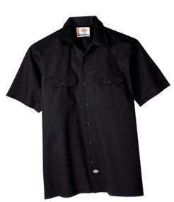 Dickies Short Sleeve Work Shirt 1574 BLK NWT SZ S 6XL  