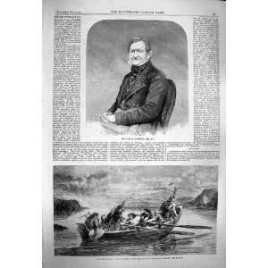    1863 MULREADY FIERY CROSS MEN BOAT SCOTLAND BRODIE
