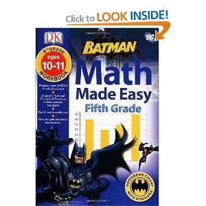  Math Made Easy Batman Fifth Grade [Paperback] DK 