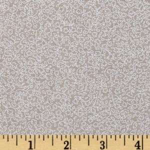  44 Wide Mayflower Muslin Tiny Flowers White/Natural Fabric 