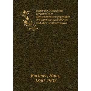   und Ã¼ber Acclimatisation Hans, 1850 1902 Buchner Books