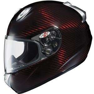  Joe Rocket RKT 101 Carbon Helmet   Small/Red Automotive