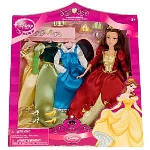  Disney Princess Deluxe Belle Doll & Wardrobe Play Set 
