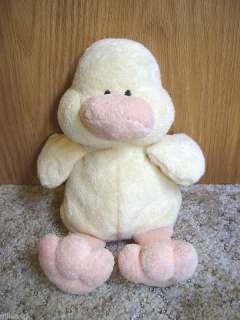 TY PLUFFIES 2002 DUCK PUDDLES SOFT PLUSH BABY LOVEY  