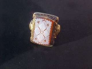11 GRAMS 10K Gold Victorian Ring Antique Art Deco Not Scrap  