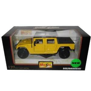    Hummer SUT Yellow 127 Diecast Model Car Maisto Toys & Games