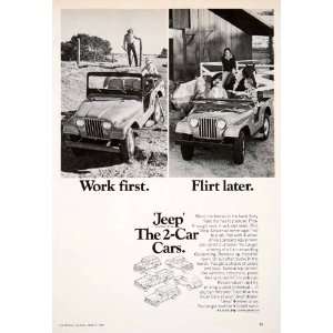  1969 Ad Kaiser Jeep Toledo Ohio Automobile Vehicle Motor 