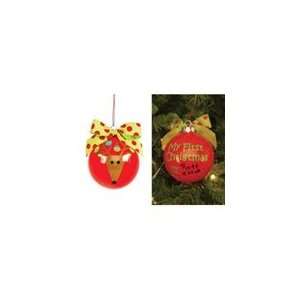    My First Christmas Personalization Ornament by Mud Pie Baby