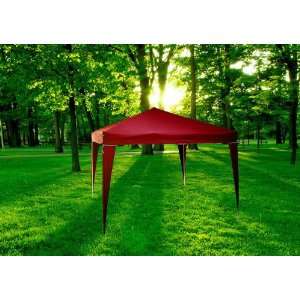  10x10 red pop up canopy