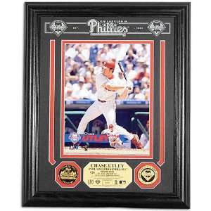     Highland Mint MLB Etched Glass   Utley, Chase