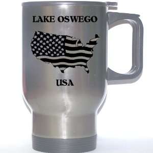  US Flag   Lake Oswego, Oregon (OR) Stainless Steel Mug 