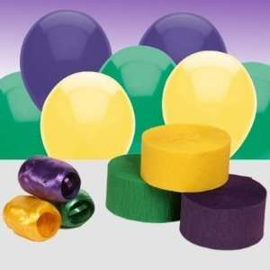  Costumes 147930 Purple, Yellow and Green Decorating Kit 