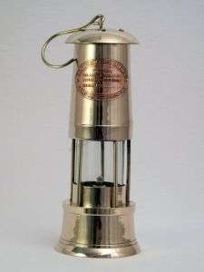 Brass Miners Lamp & Ships Cabin Oil Lamp 11 Gift  