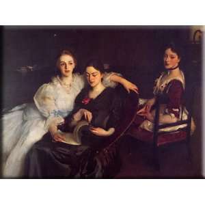  The Misses Vickers 30x22 Streched Canvas Art by Sargent 