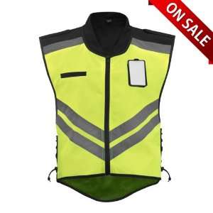  Motorcycle Vests   Vega Yellow Motorcycle Safety Vest 
